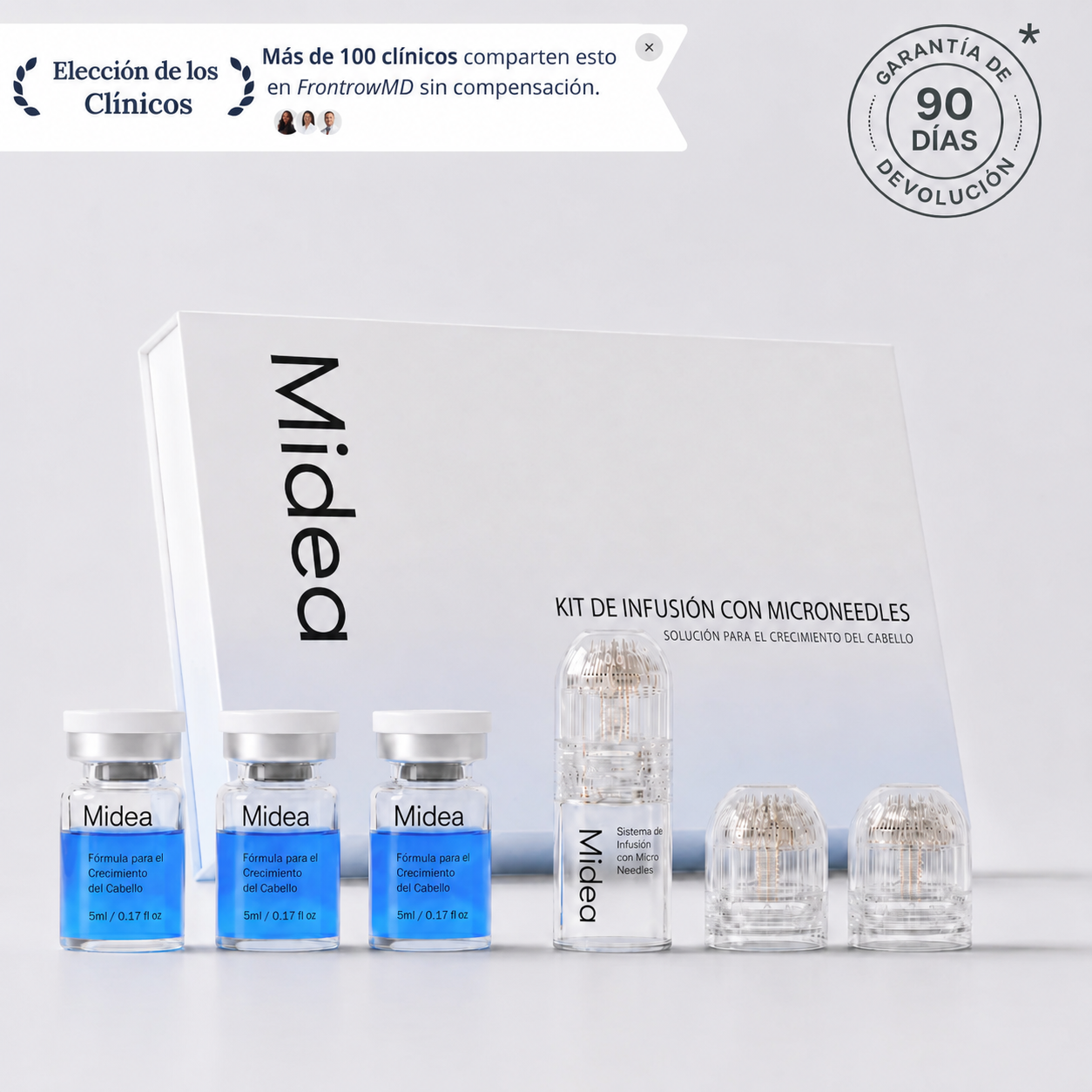 El sistema de microinfusión para el crecimiento del cabello
